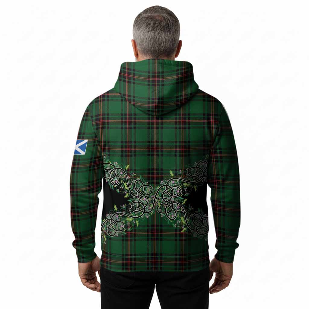 Kirkaldy Tartan Hoodie Thistle Scottish Spirit