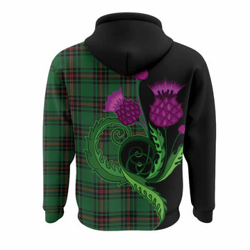 Kirkaldy Tartan Hoodie Traditional Scottish Thistle