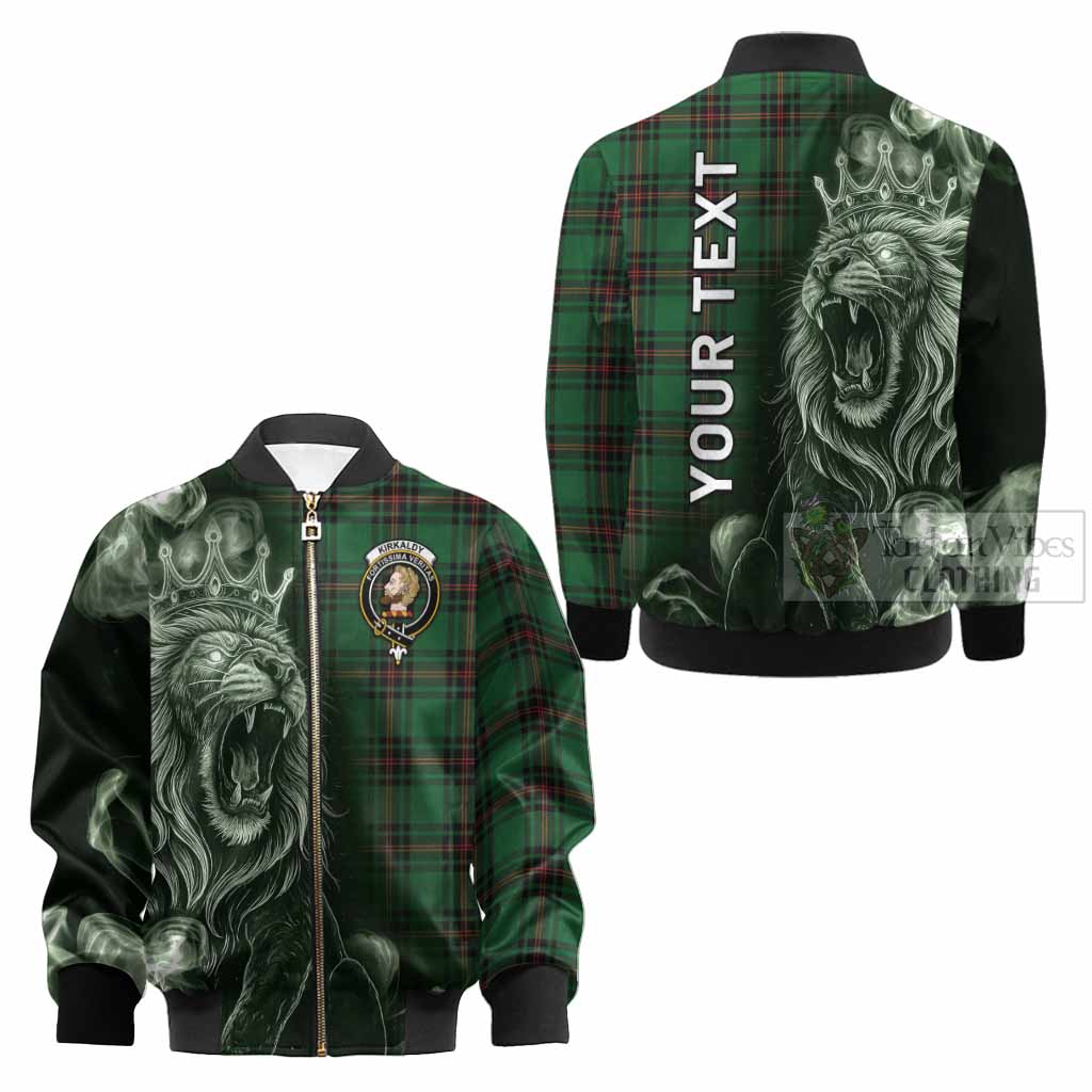 Kirkaldy Tartan Kid Bomber Jacket Roaring Lion Heritage