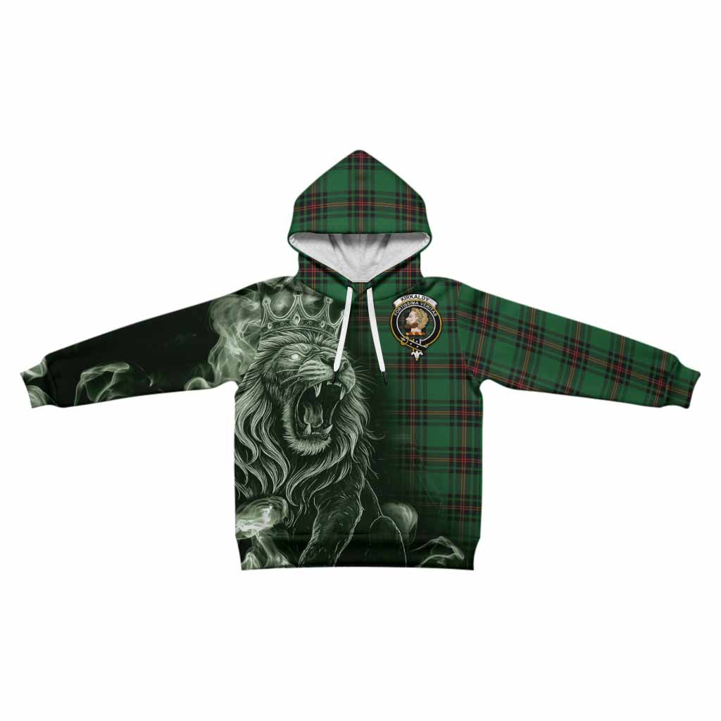 Kirkaldy Tartan Kid Hoodie Roaring Lion Heritage