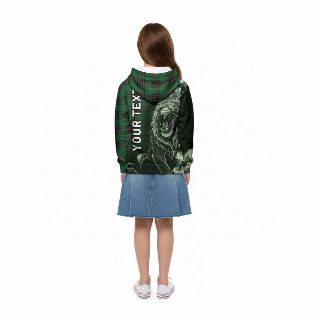 Kirkaldy Tartan Kid Hoodie Roaring Lion Heritage