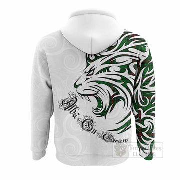 Kirkaldy Tartan Lion Roar Hoodie Alba Gu Brath with Celtic Motifs