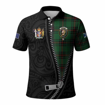 Kirkaldy Tartan Polo Shirt New Zealand Pattern Unique Zipper Stylized