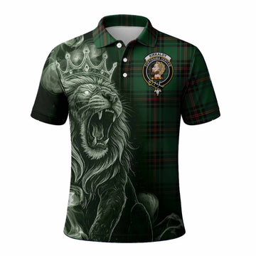 Kirkaldy Tartan Polo Shirt Roaring Lion Heritage