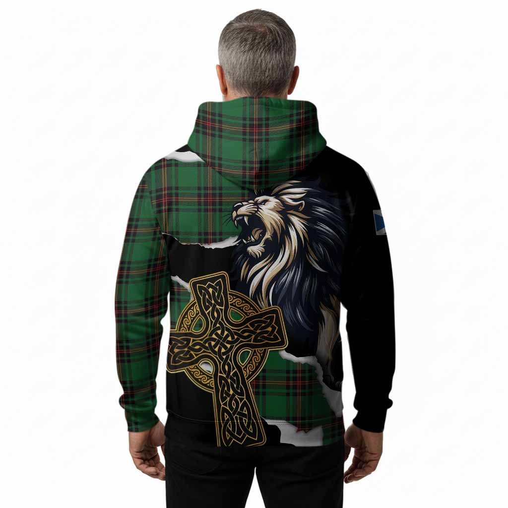 Kirkaldy Tartan Scottish Hoodie Lion Celtic Heritage