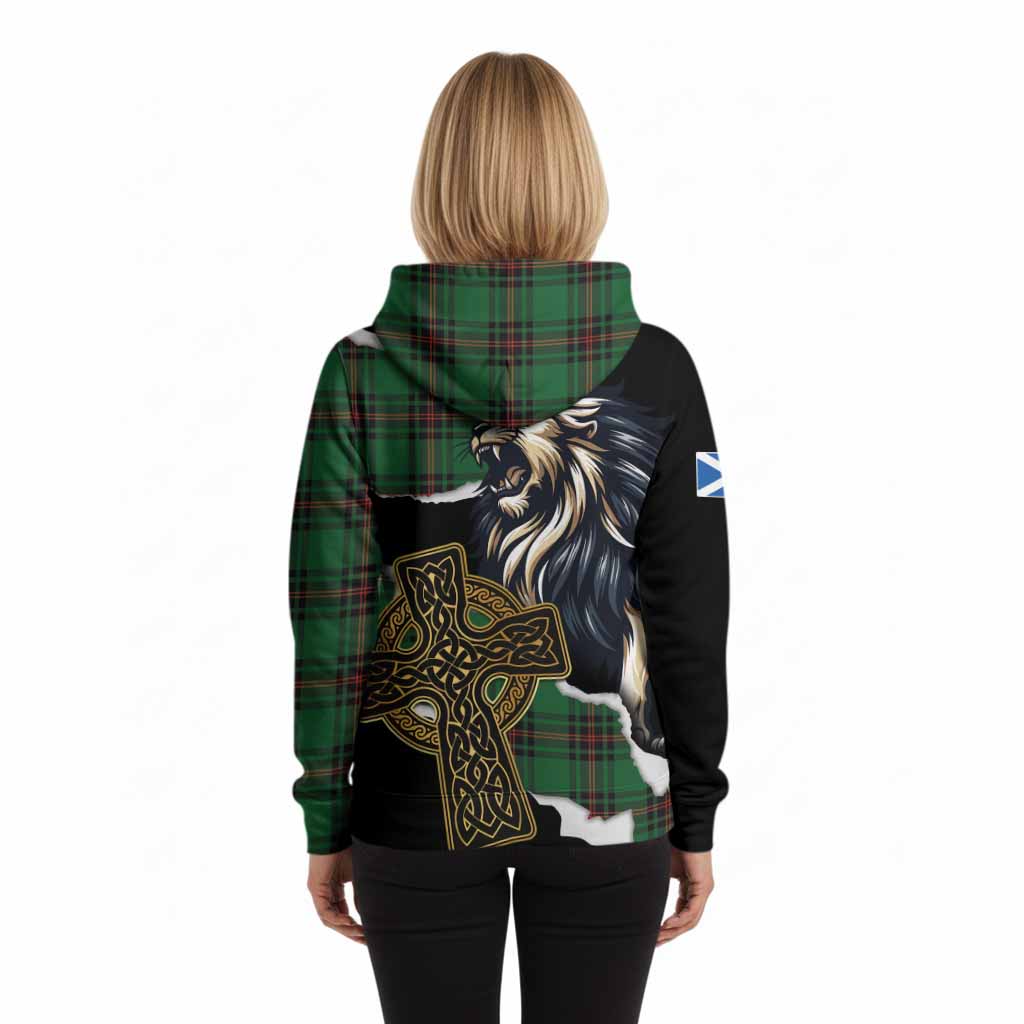 Kirkaldy Tartan Scottish Hoodie Lion Celtic Heritage