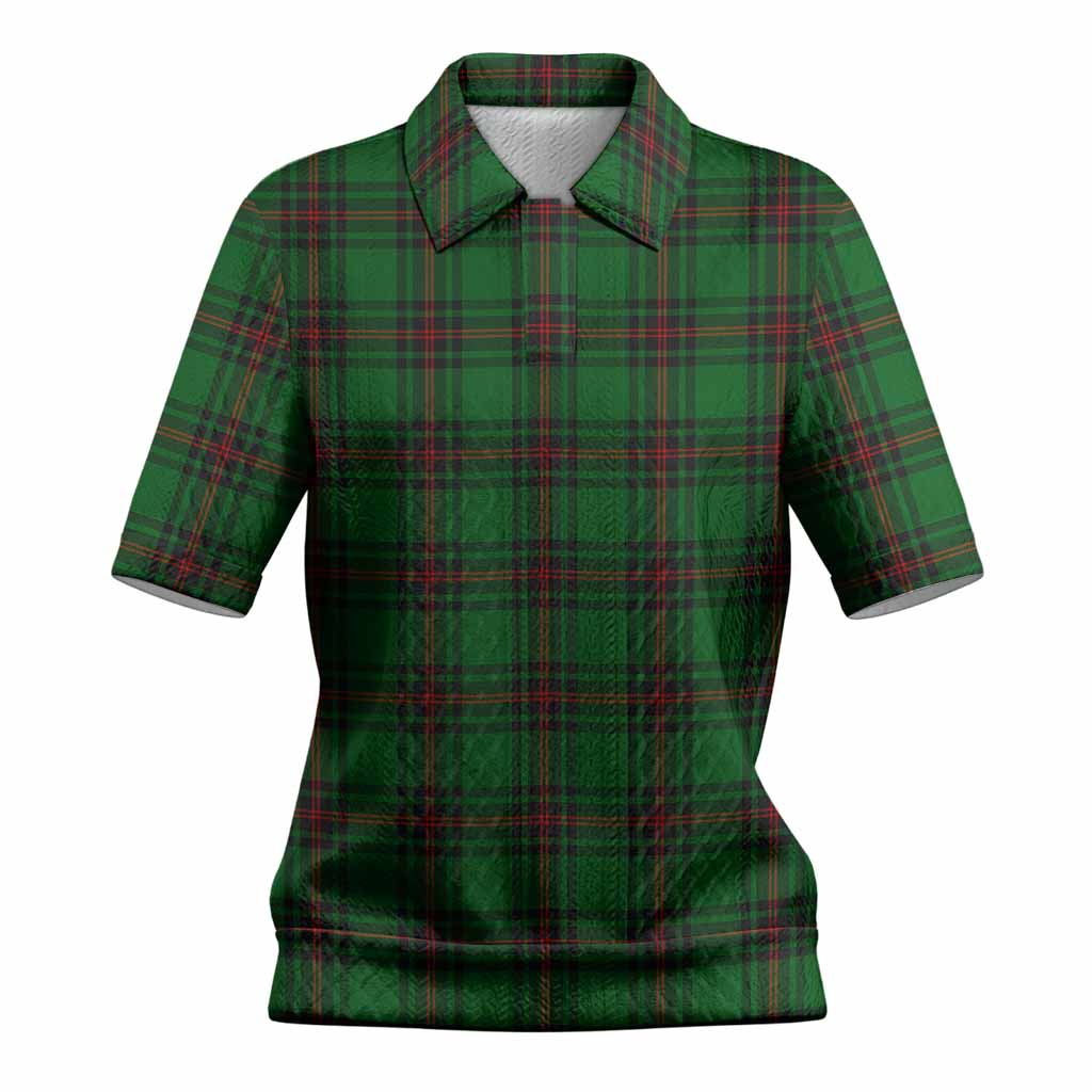Kirkaldy Tartan Women’s Polo Sweater Top