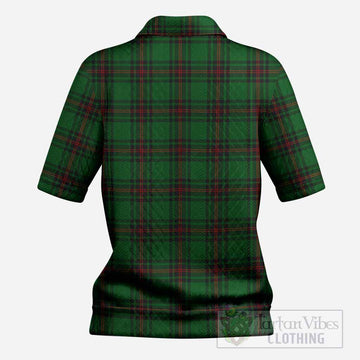 Kirkaldy Tartan Women’s Polo Sweater Top