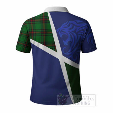 Kirkaldy The Scottish Football Crest Polo Shirt Lion-Tartan Army