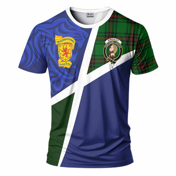 Kirkaldy The Scottish Football Crest T-Shirt Lion-Tartan Army