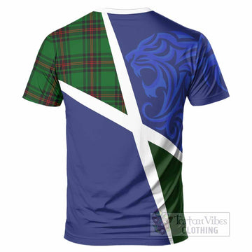 Kirkaldy The Scottish Football Crest T-Shirt Lion-Tartan Army