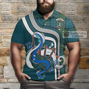Kirkpatrick Tartan Polo Shirt with Epic Bagpipe Style