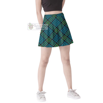Tartan Vibes Clothing Kirkpatrick Tartan Women's Plated Mini Skirt