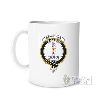 Kirkpatrick Family Crest Ceramic Mug One Size 11oz size - 2D-tartanvibesclothing