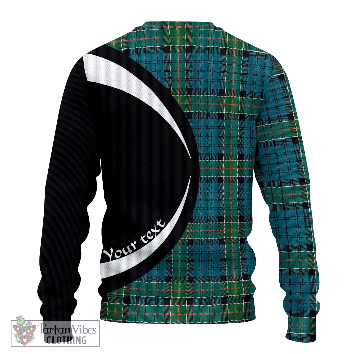 Kirkpatrick Tartan Ugly Sweater with Family Crest Circle Style - Tartan Vibes Clothing