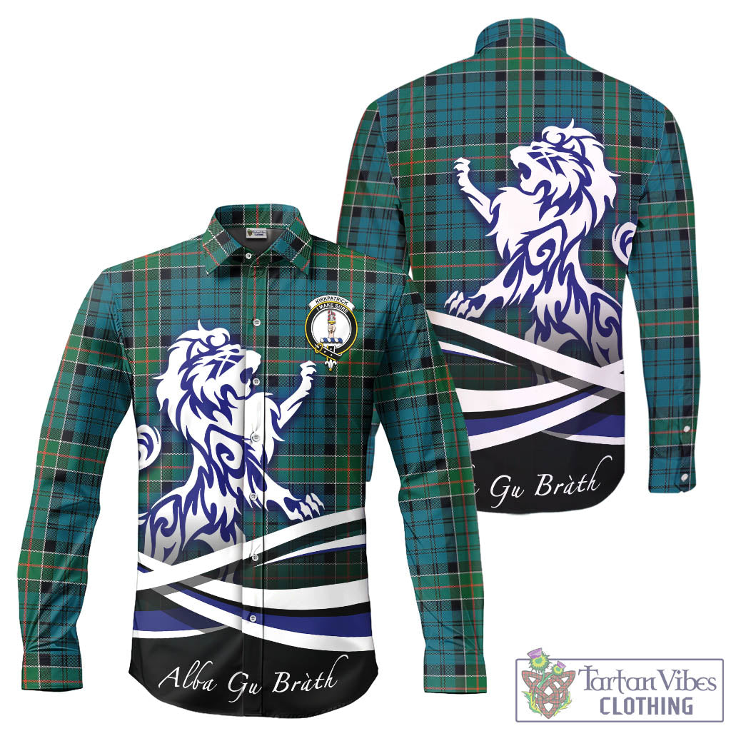 kirkpatrick-tartan-long-sleeve-button-up-shirt-with-alba-gu-brath-regal-lion-emblem