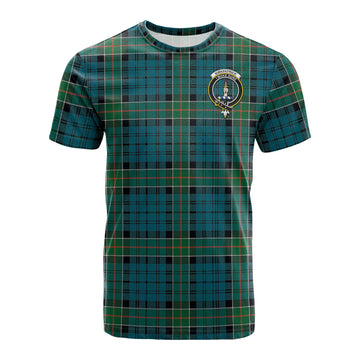 Kirkpatrick Tartan T-Shirt with Family Crest - Tartan Vibes Clothing
