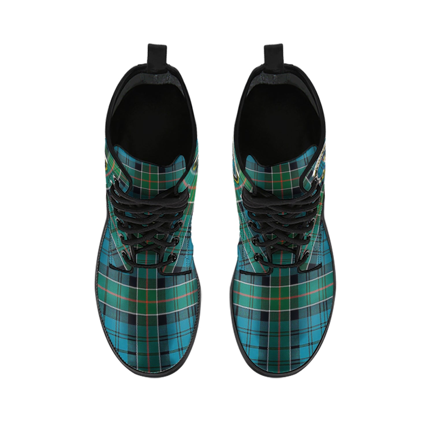 kirkpatrick-tartan-leather-boots-with-family-crest