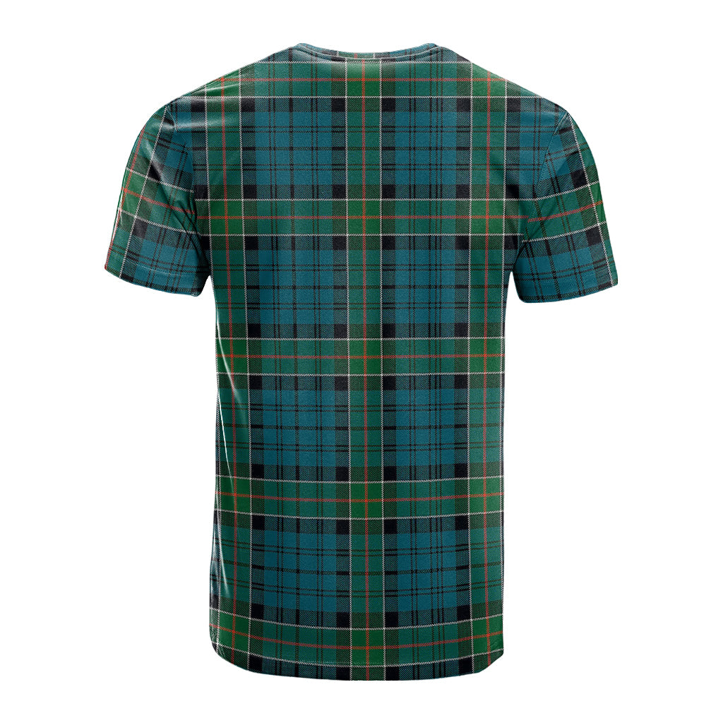 Kirkpatrick Tartan T-Shirt with Family Crest - Tartan Vibes Clothing