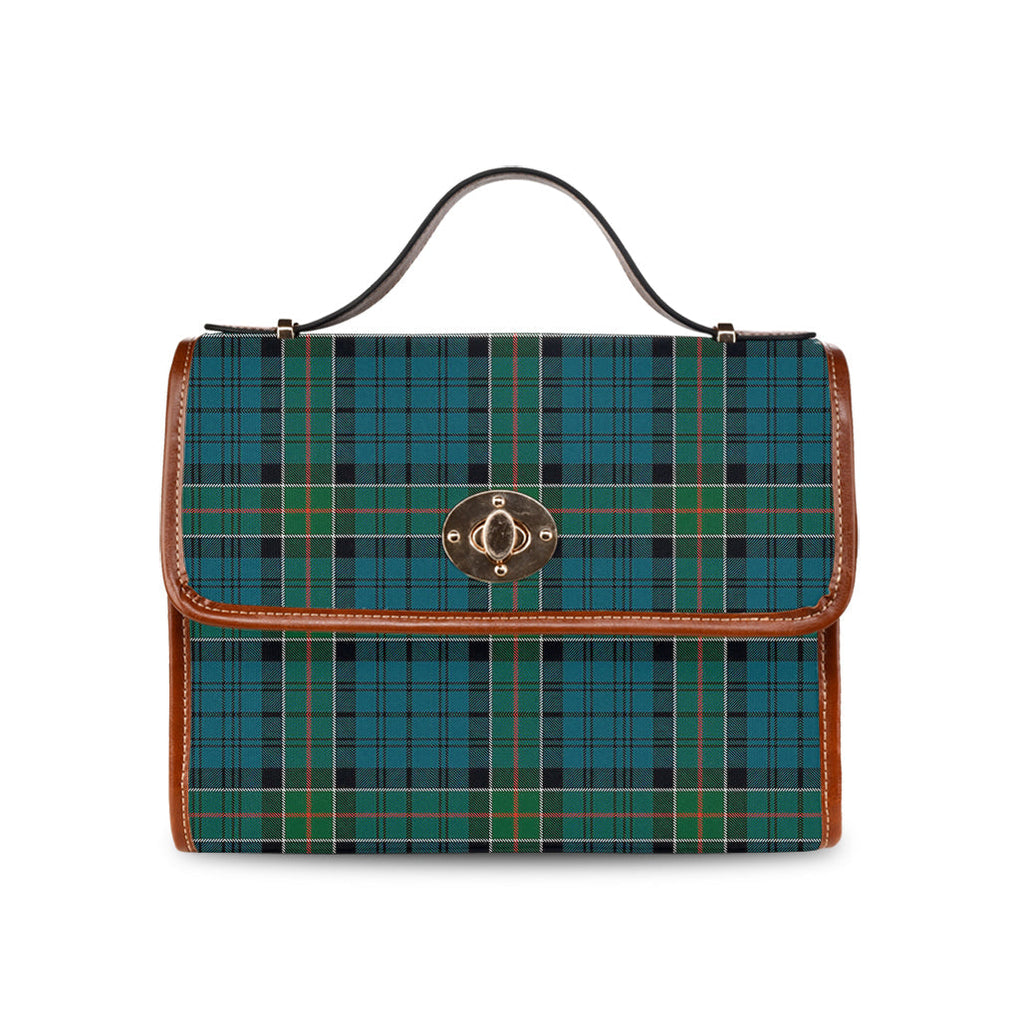 kirkpatrick-tartan-leather-strap-waterproof-canvas-bag