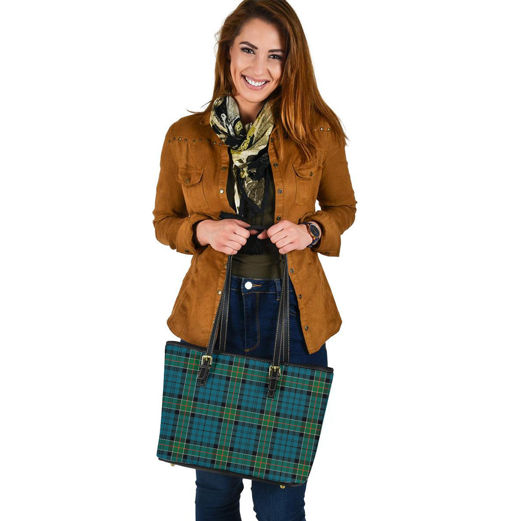 kirkpatrick-tartan-leather-tote-bag