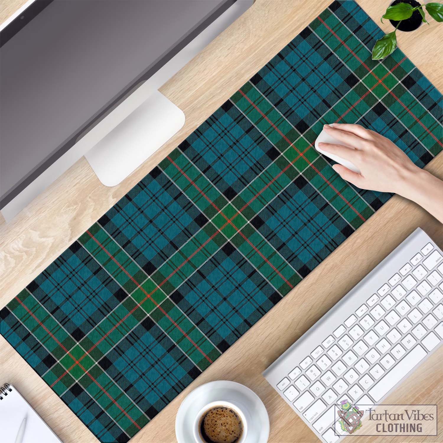 Tartan Vibes Clothing Kirkpatrick Tartan Mouse Pad