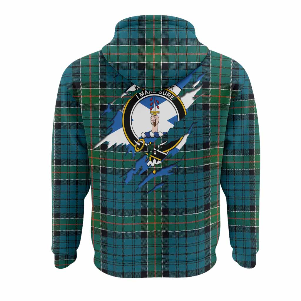 Kirkpatrick Clan Crest In Me Tartan Hoodie Scotland Flag Style