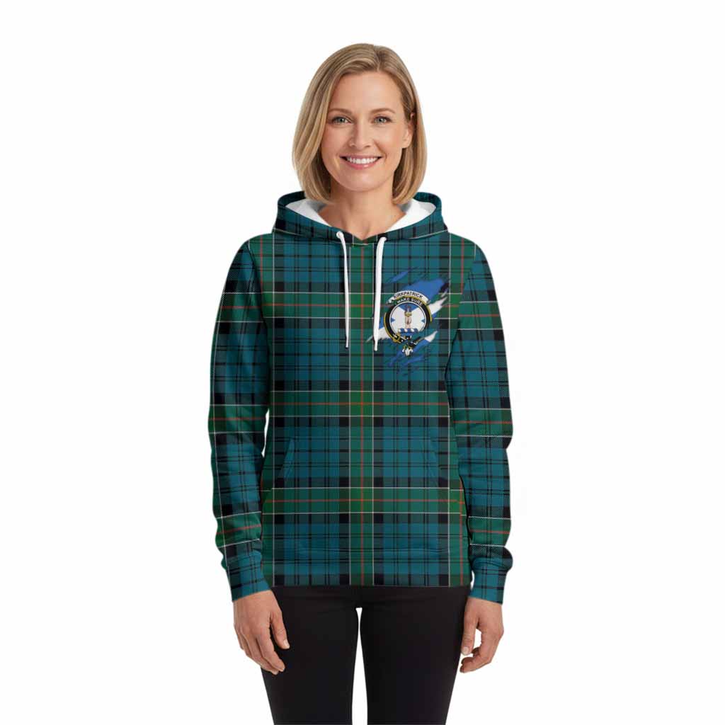 Kirkpatrick Clan Crest In Me Tartan Hoodie Scotland Flag Style