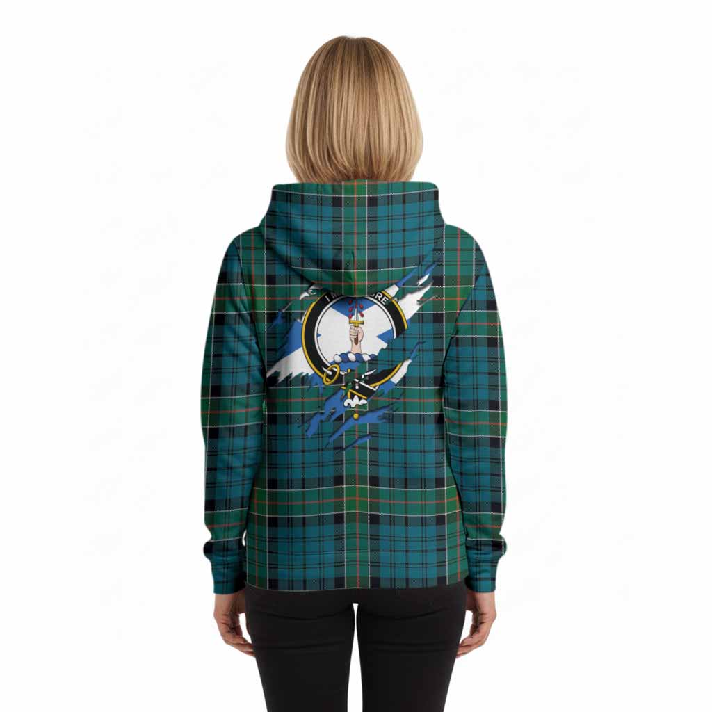 Kirkpatrick Clan Crest In Me Tartan Hoodie Scotland Flag Style