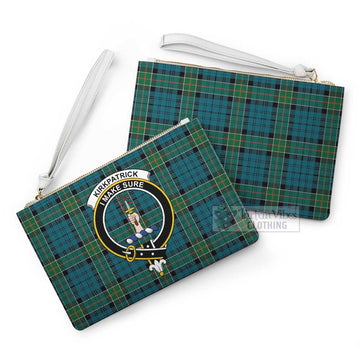 Kirkpatrick Family Crest Tartan Clutch Bag