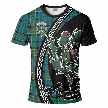 Kirkpatrick Family Crest Tartan T-Shirt Alba Thistle Inspired - Tartan Vibes Clothing