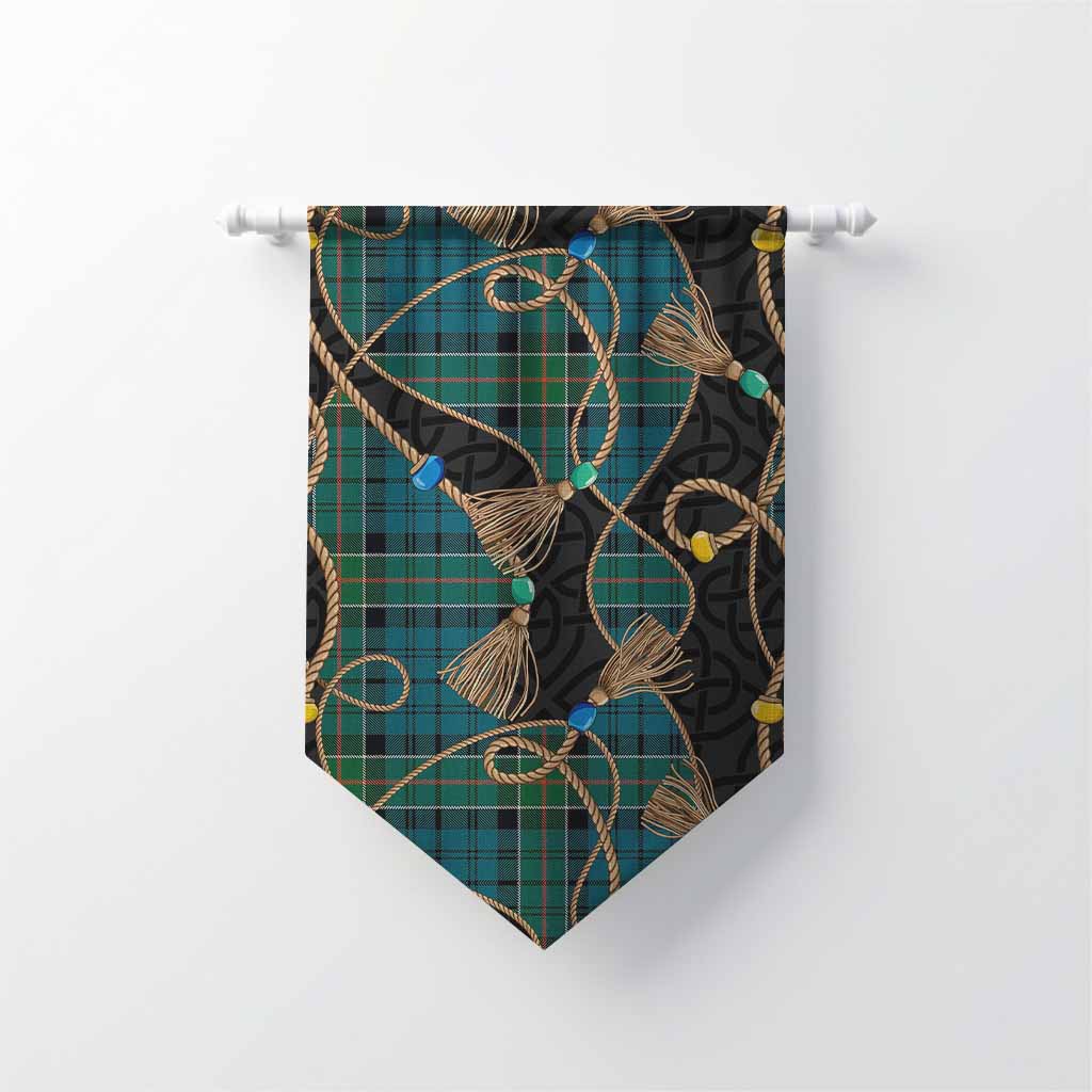 Kirkpatrick Scottish Tartan Twisted Ropes Stylized Gonfalon Chevron - Tartan Vibes Clothing