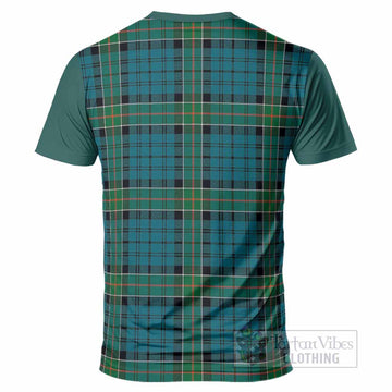 Kirkpatrick Tartan Accent T-Shirt with Family Crest