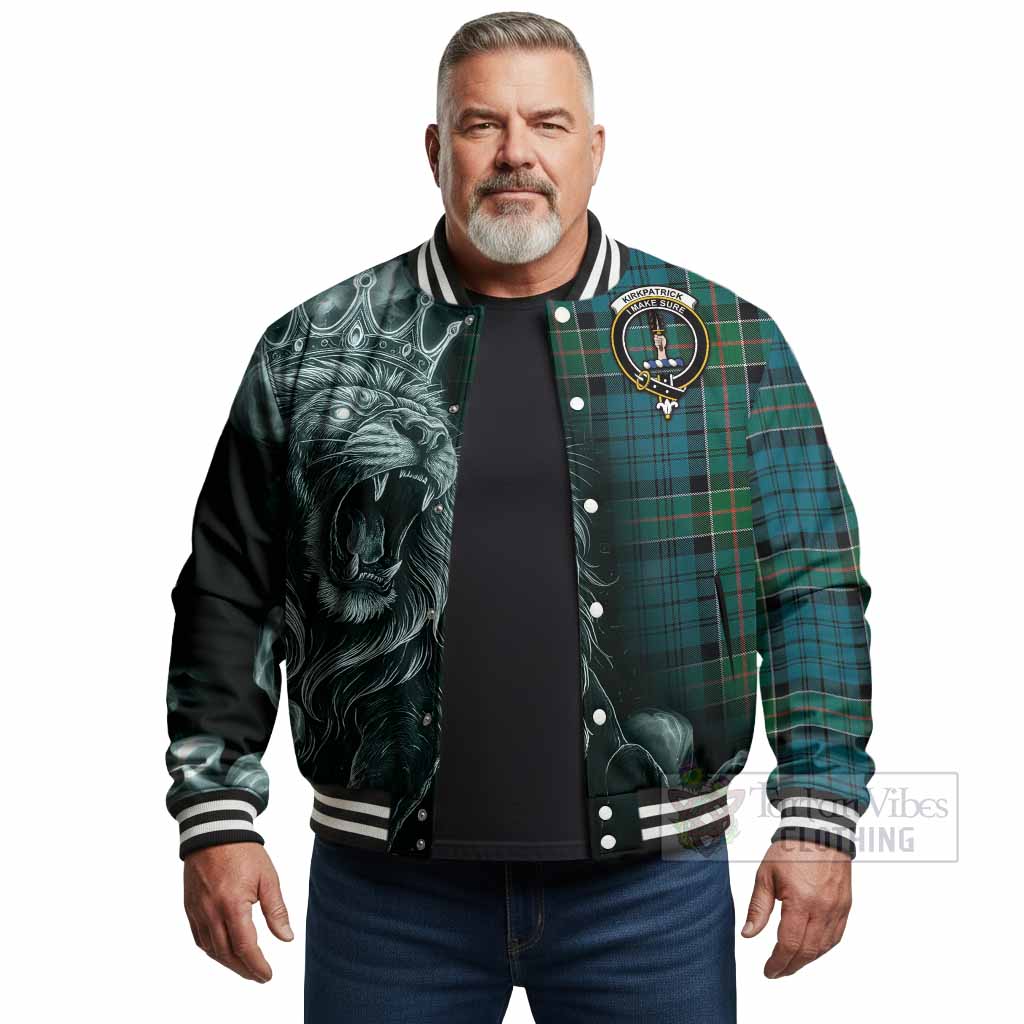 Kirkpatrick Tartan Baseball Jacket Roaring Lion Heritage