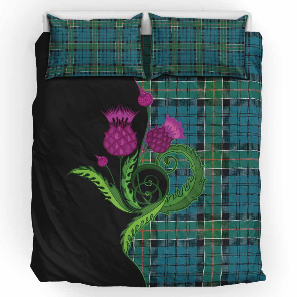 Kirkpatrick Tartan Bedding Set Traditional Scottish Thistle UK Bedding Set UK King 91*87 inch - Tartan Vibes Clothing