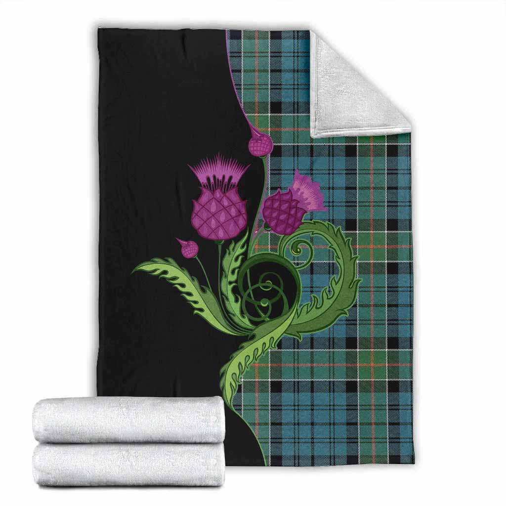 Kirkpatrick Tartan Blanket Traditional Scottish Thistle X-Large 59 x 79 inches 150 x 200 cm - Tartan Vibes Clothing