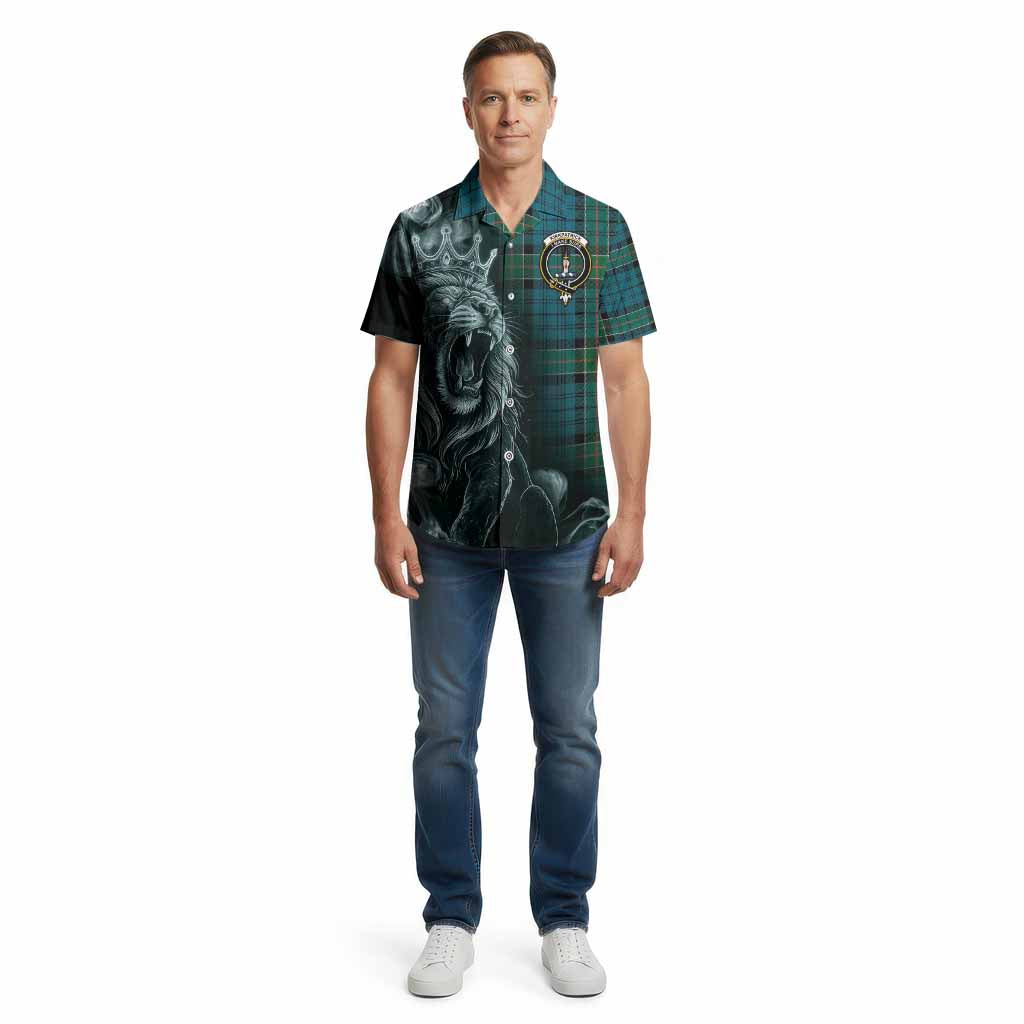 Kirkpatrick Tartan Cotton Hawaiian Shirt Roaring Lion Heritage
