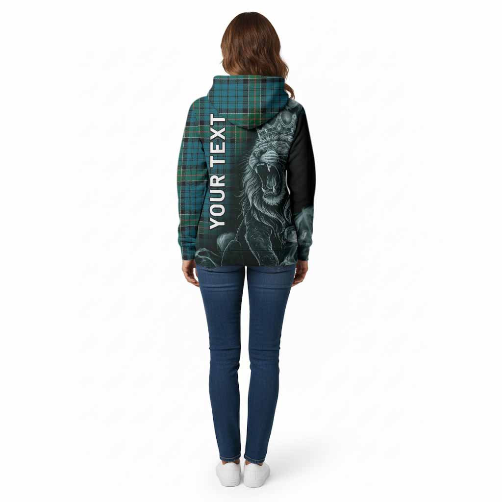 Kirkpatrick Tartan Cotton Hoodie Roaring Lion Heritage