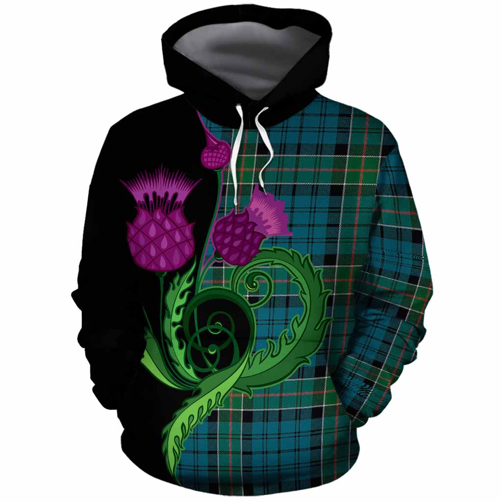 Kirkpatrick Tartan Cotton Hoodie Traditional Scottish Thistle