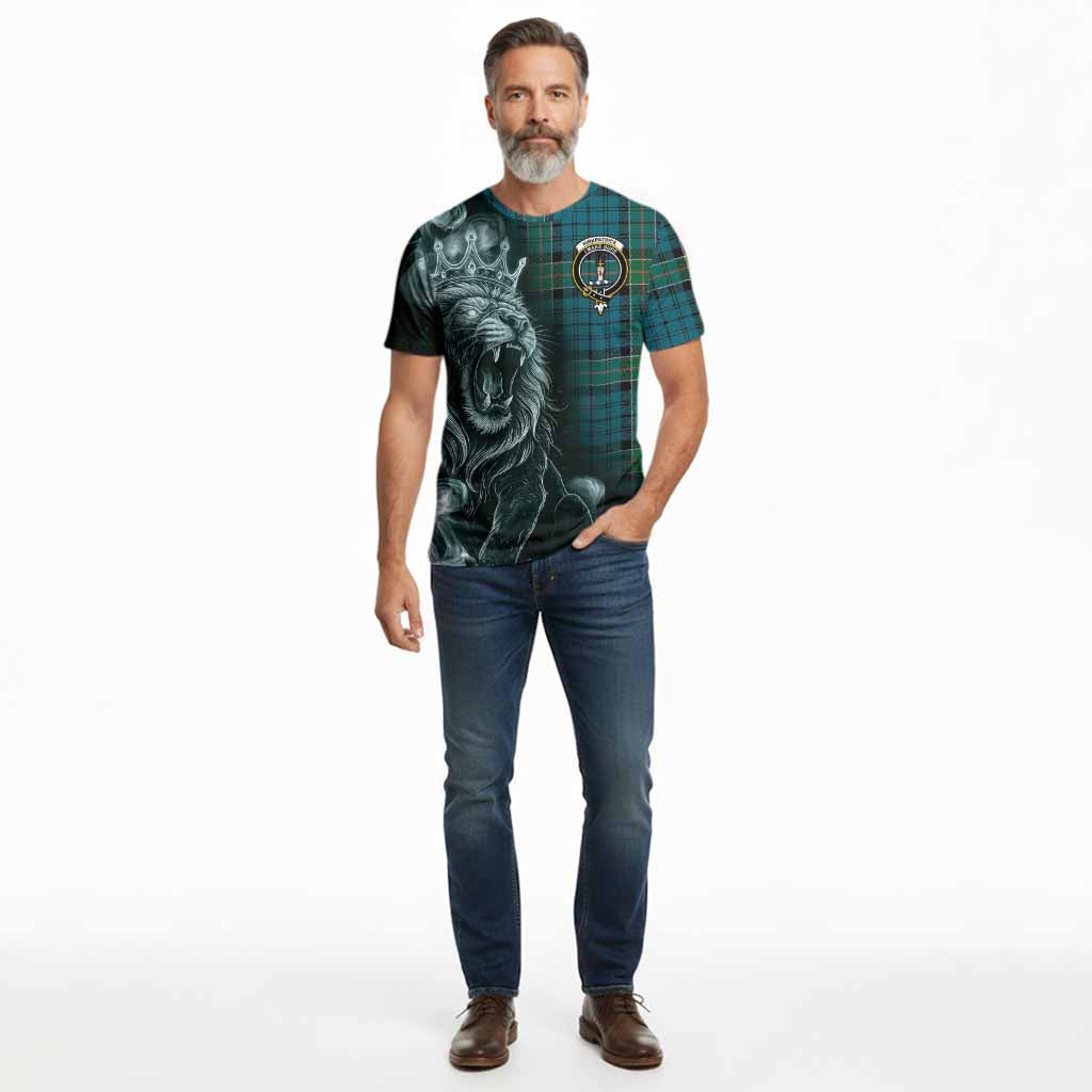 Kirkpatrick Tartan Cotton T-shirt Roaring Lion Heritage