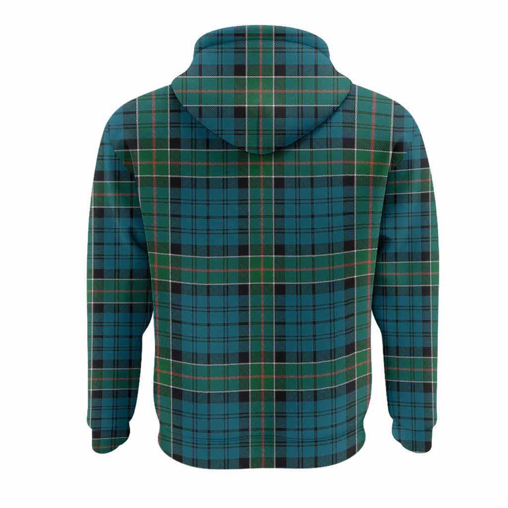 Kirkpatrick Tartan Crest Hoodie Ferocious Lion Style