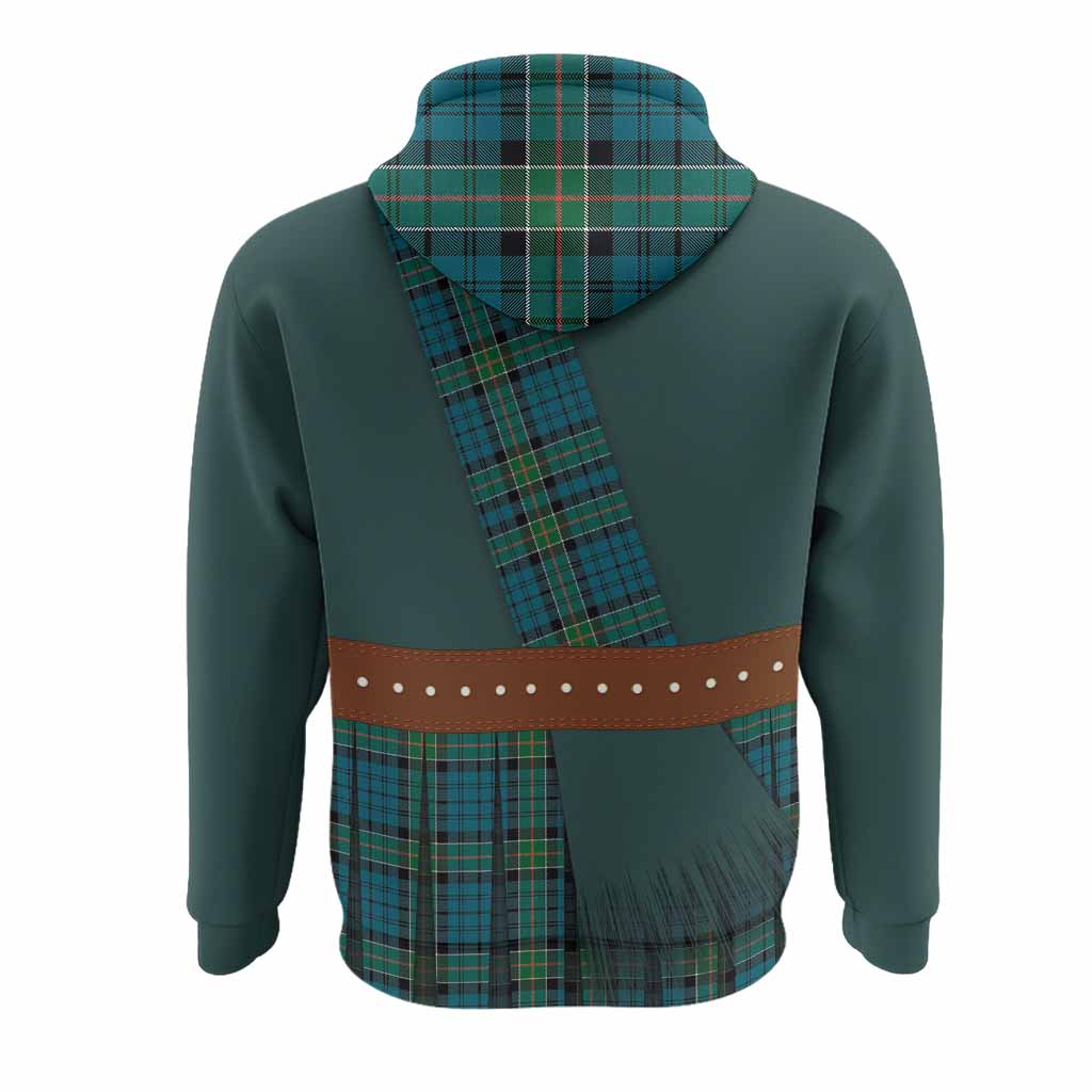 Kirkpatrick Tartan Crest Hoodie Kilt Costume Style