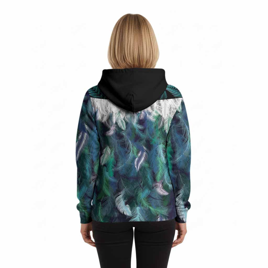 Kirkpatrick Tartan Crest Hoodie New Zealand Maori Korowai Cloak