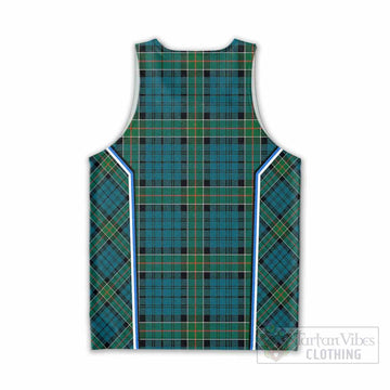Kirkpatrick Tartan Crest Men Tank Top Scotland Coat of Arm Flag Style