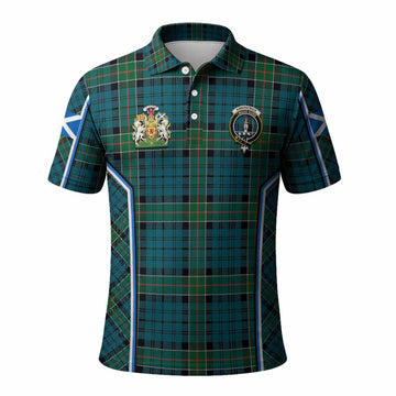 Kirkpatrick Tartan Crest Polo Shirt Scotland Coat of Arm Flag Style - Tartan Vibes Clothing
