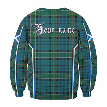 Kirkpatrick Tartan Crest Sweatshirt Scotland Coat of Arm Flag Style