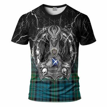 Kirkpatrick Tartan Crest T-Shirt Celtic Odin's Raven Legacy