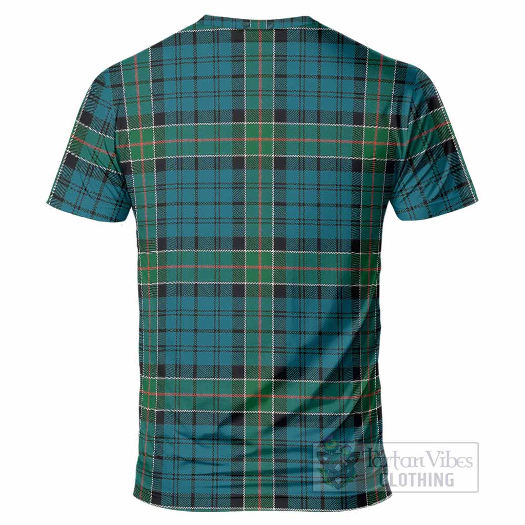 Kirkpatrick Tartan Crest T-Shirt Ferocious Lion Style