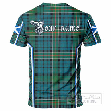 Kirkpatrick Tartan Crest T-shirt Scotland Coat of Arm Flag Style - Tartan Vibes Clothing