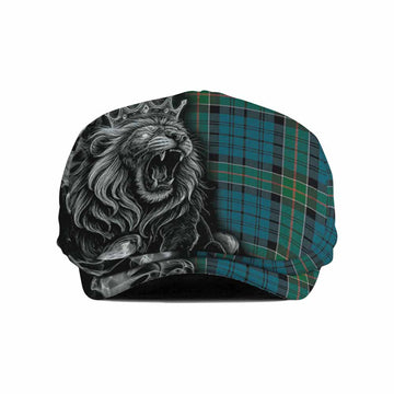 Kirkpatrick Tartan Flat Cap, Jeff Cap Roaring Lion Heritage